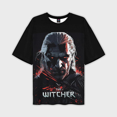 Мужская футболка оверсайз The Witcher dark style / 3D-принт – фото 1