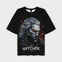 Мужская футболка оверсайз The Witcher blood