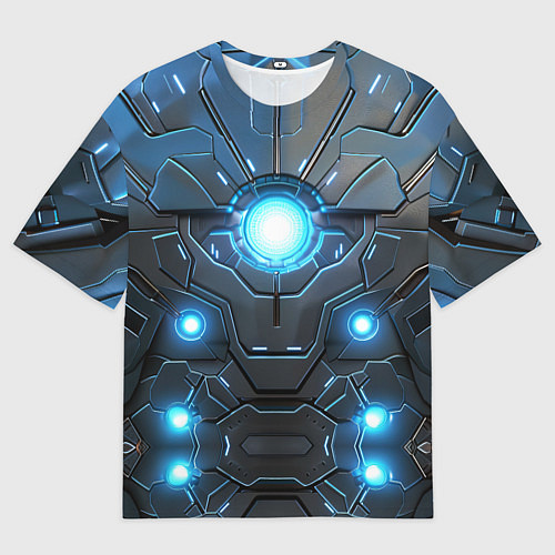 Мужская футболка оверсайз Лунный спасатель / 3D-принт – фото 1