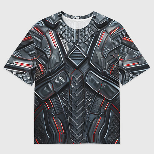 Мужская футболка оверсайз Железный путешественник / 3D-принт – фото 1