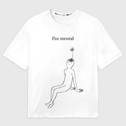 Мужская футболка оверсайз Ментальный образ учителя