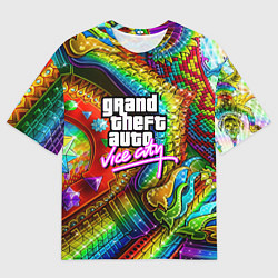 Мужская футболка оверсайз GTA casino steel