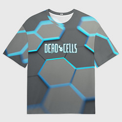 Мужская футболка оверсайз Dead cells броня