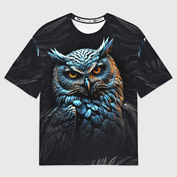 Футболка оверсайз мужская Rock owl, цвет: 3D-принт