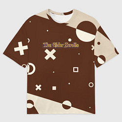 Мужская футболка оверсайз The Elder Scrolls retro game