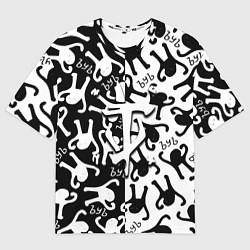 Мужская футболка оверсайз Doom logo мем