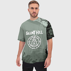 Футболка оверсайз мужская Silent hill тёмная материя, цвет: 3D-принт — фото 2