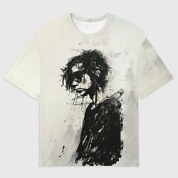 Мужская футболка оверсайз Рисунок карандашом