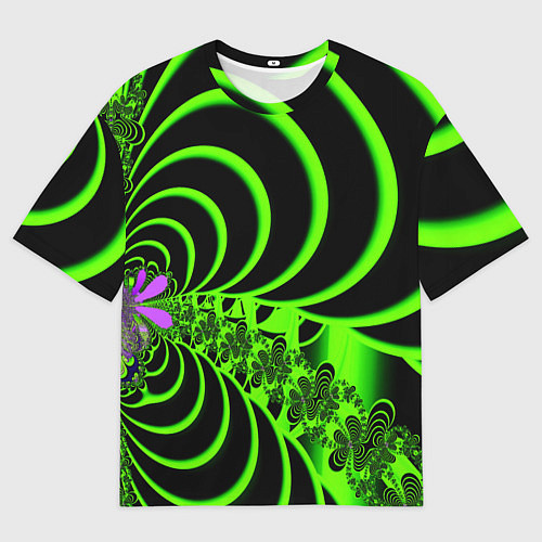 Мужская футболка оверсайз Оптические иллюзии абстракция / 3D-принт – фото 1