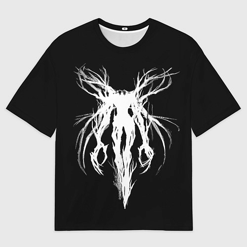 Мужская футболка оверсайз Dark gothic angel / 3D-принт – фото 1