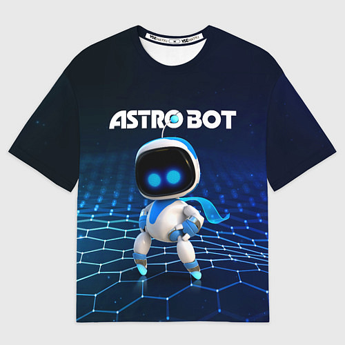 Мужская футболка оверсайз Астро бот / 3D-принт – фото 1