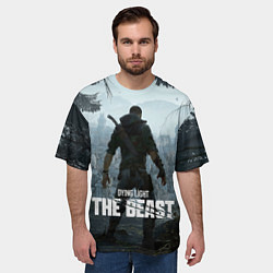 Футболка оверсайз мужская Кайл Крейн Dying light the beast, цвет: 3D-принт — фото 2