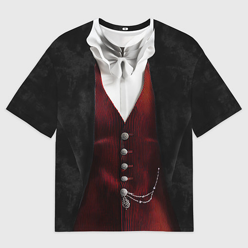 Мужская футболка оверсайз Дракула верх костюма / 3D-принт – фото 1