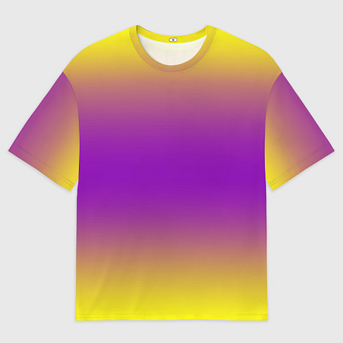 Мужская футболка оверсайз Градиент текстура абстракция / 3D-принт – фото 1