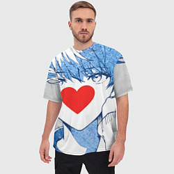 Футболка оверсайз мужская Манга a boy love, цвет: 3D-принт — фото 2