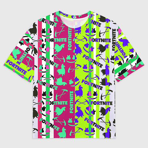 Мужская футболка оверсайз Fortnite epic pattern / 3D-принт – фото 1