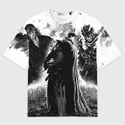 Футболка оверсайз мужская Musashi Miyamoto And Berserk, цвет: 3D-принт