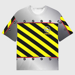 Футболка оверсайз мужская Opel линии, цвет: 3D-принт