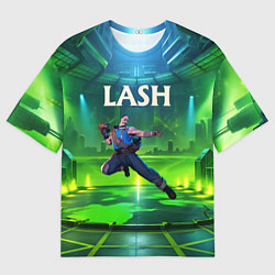 Мужская футболка оверсайз Lash Deadlock