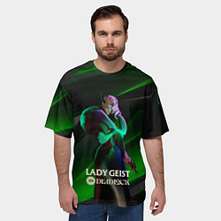 Футболка оверсайз мужская Леди Гейст Deadlock, цвет: 3D-принт — фото 2