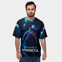 Футболка оверсайз мужская Виндикта Deadlock, цвет: 3D-принт — фото 2
