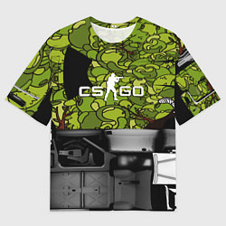 Футболка оверсайз мужская Counter strike game skin, цвет: 3D-принт