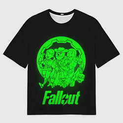 Мужская футболка оверсайз Fallout - movie heroes