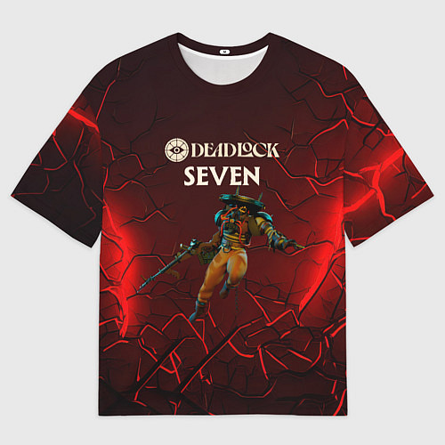 Мужская футболка оверсайз Deadlock Seven / 3D-принт – фото 1
