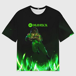 Футболка оверсайз мужская Viscous Deadlock, цвет: 3D-принт