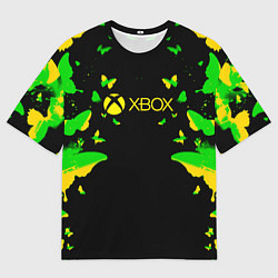 Футболка оверсайз мужская Xbox бабочки, цвет: 3D-принт
