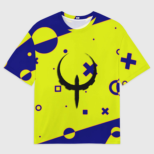 Мужская футболка оверсайз Quake game collection / 3D-принт – фото 1