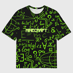 Мужская футболка оверсайз Minecraft символы