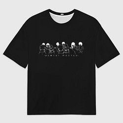 Мужская футболка оверсайз Hentai master