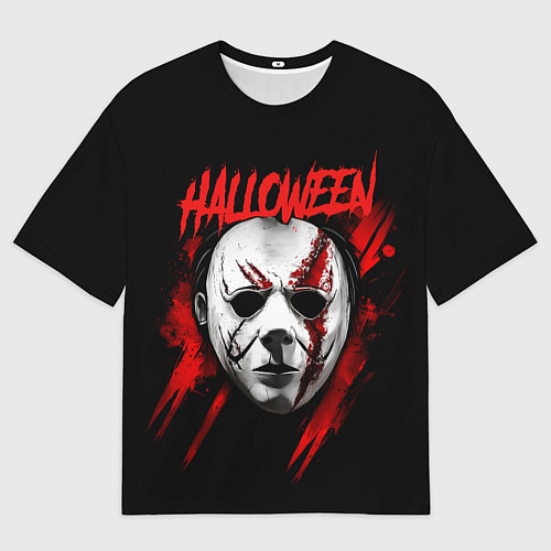 Мужская футболка оверсайз Halloween Michael Myers / 3D-принт – фото 1