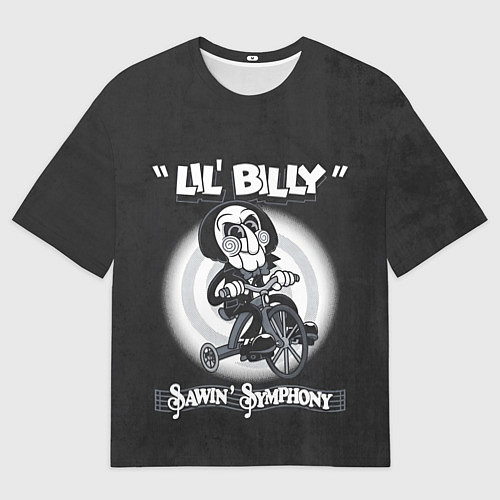 Мужская футболка оверсайз Lil Billy - Saw / 3D-принт – фото 1