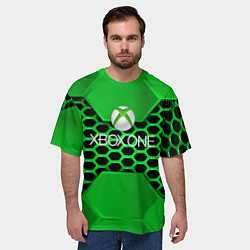 Футболка оверсайз мужская Xbox metal game, цвет: 3D-принт — фото 2