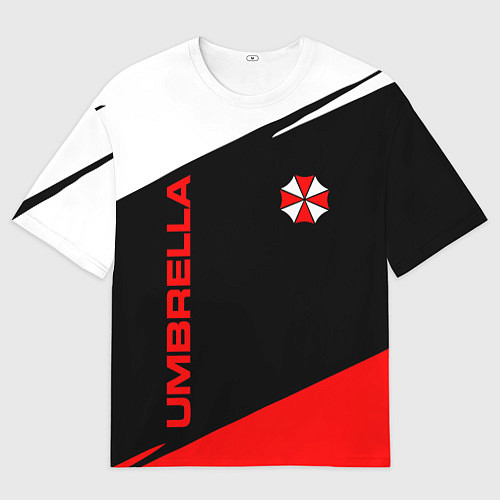 Мужская футболка оверсайз Umbrella corporation - resident evil / 3D-принт – фото 1