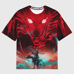 Мужская футболка оверсайз Honkai Star Rail Feixiao