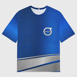 Футболка оверсайз мужская Volvo automobile metal, цвет: 3D-принт