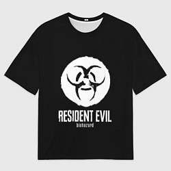 Футболка оверсайз мужская Resident Evil umbrella corp logo, цвет: 3D-принт