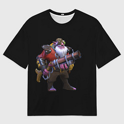 Мужская футболка оверсайз Снайпер Dota 2