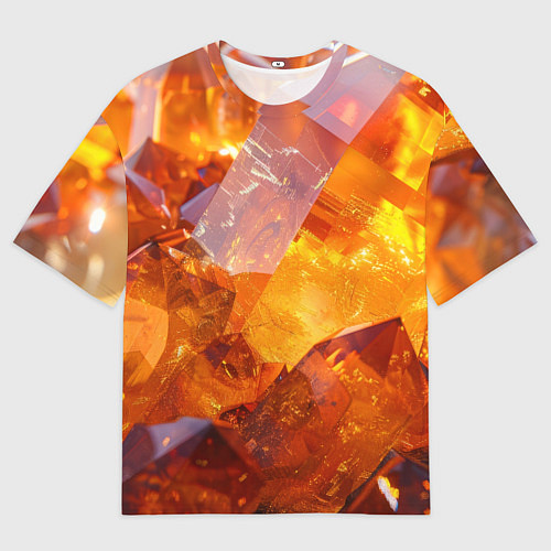 Мужская футболка оверсайз Драгоценный камень / 3D-принт – фото 1