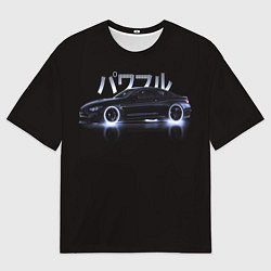 Мужская футболка оверсайз Neon BMW