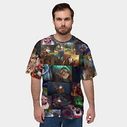 Футболка оверсайз мужская Sniper Dota 2, цвет: 3D-принт — фото 2