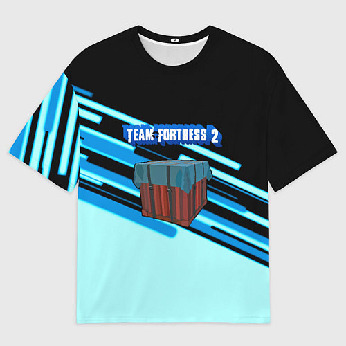 Мужская футболка оверсайз Team Fortress line / 3D-принт – фото 1