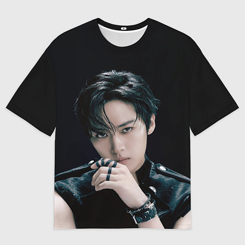 Мужская футболка оверсайз Stray Kids Lee Know Giant concept / 3D-принт – фото 1