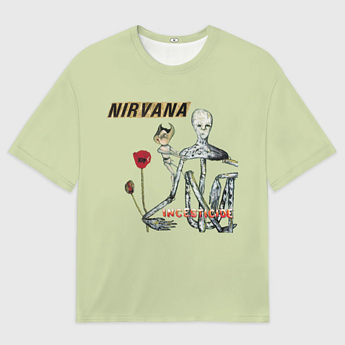 Мужская футболка оверсайз Nirvana incesticide / 3D-принт – фото 1