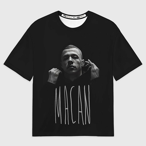 Мужская футболка оверсайз Rap - Macan / 3D-принт – фото 1