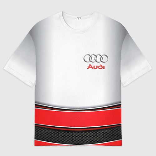 Мужская футболка оверсайз AUDI auto car / 3D-принт – фото 1