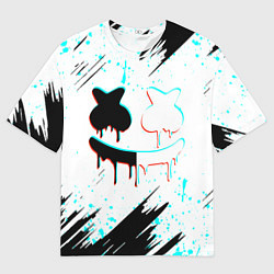 Мужская футболка оверсайз Marshmello - музыка